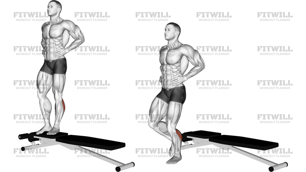 Box Jump Down With One Leg Stabilization