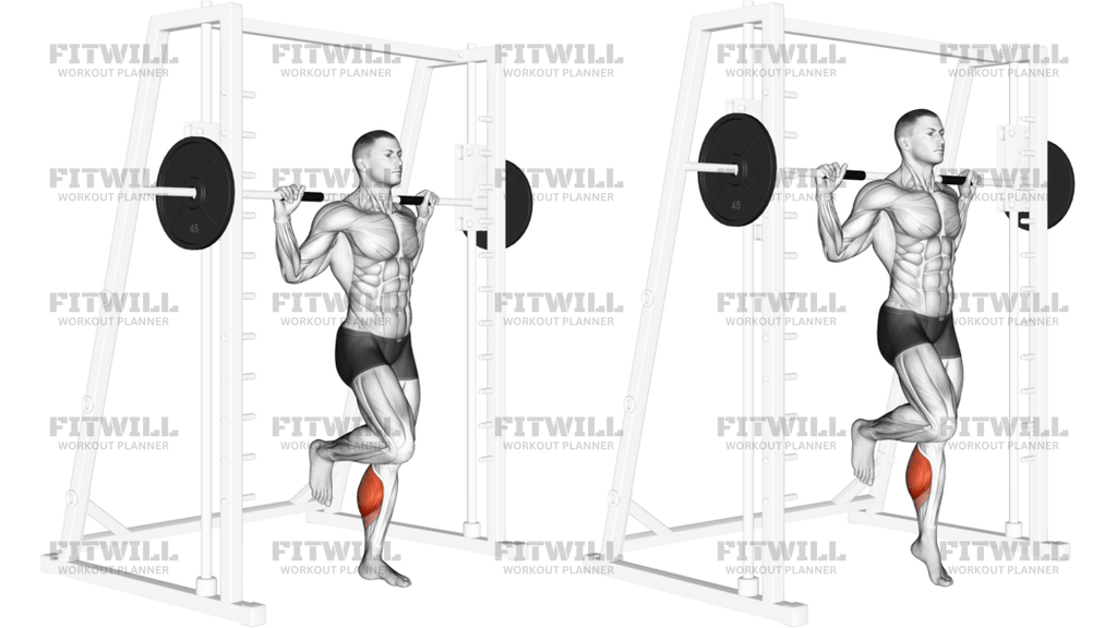 Smith One Leg Floor Calf Raise