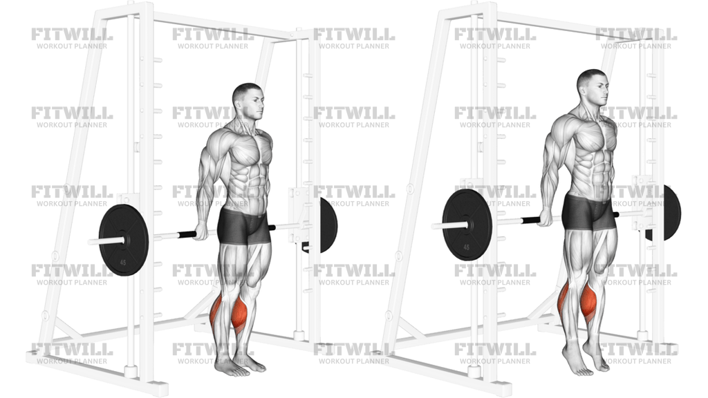 Smith Reverse Calf Raises