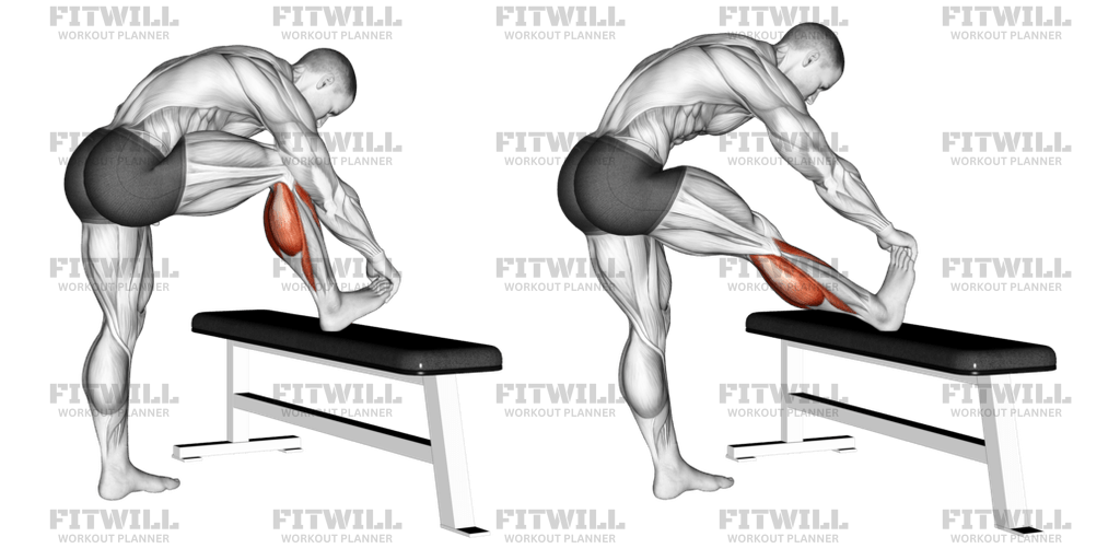 Standing Gastrocnemius Calf Stretch: Exercise Guide, Video, Techniques ...