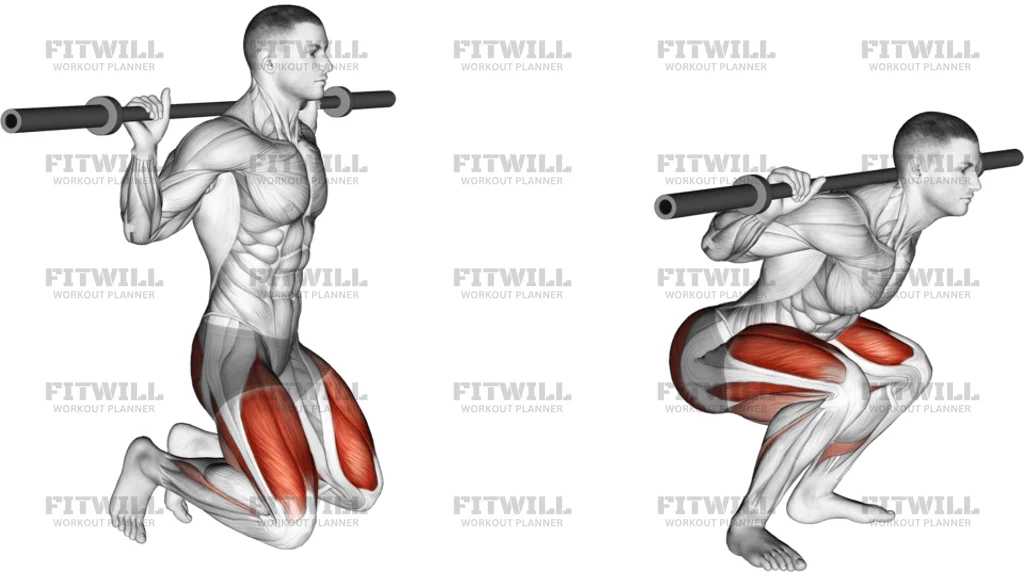 Kneeling Jump Squat