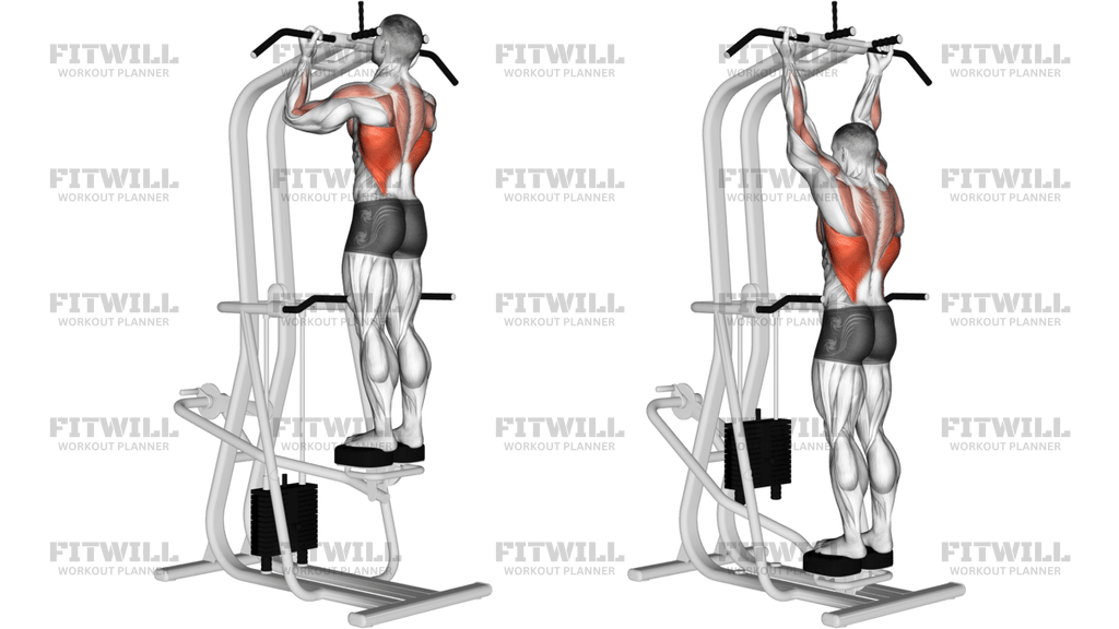 Assisted Standing Chin-Up