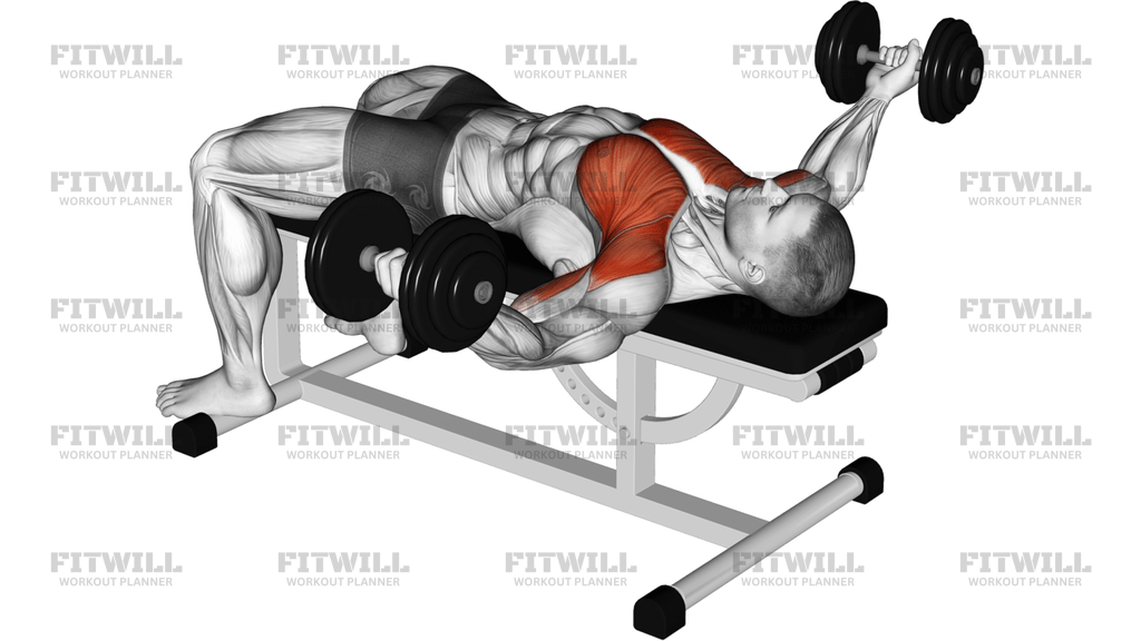 Dumbbell Flat Flye Hold Isometric