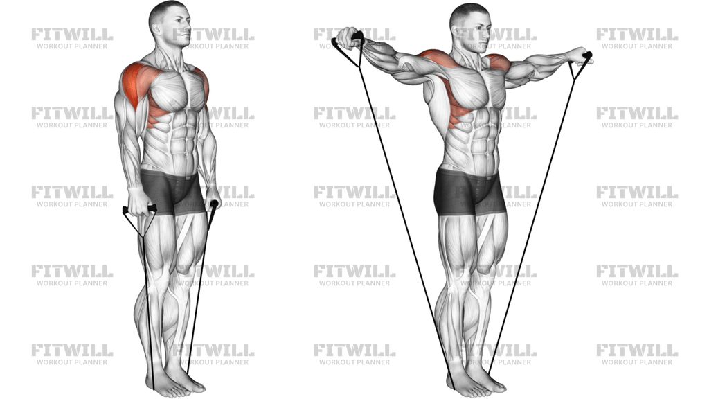 Band Lateral Raise Version 2