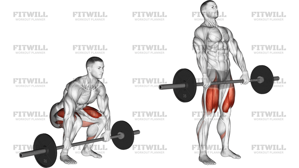 Barbell Clean Deadlift