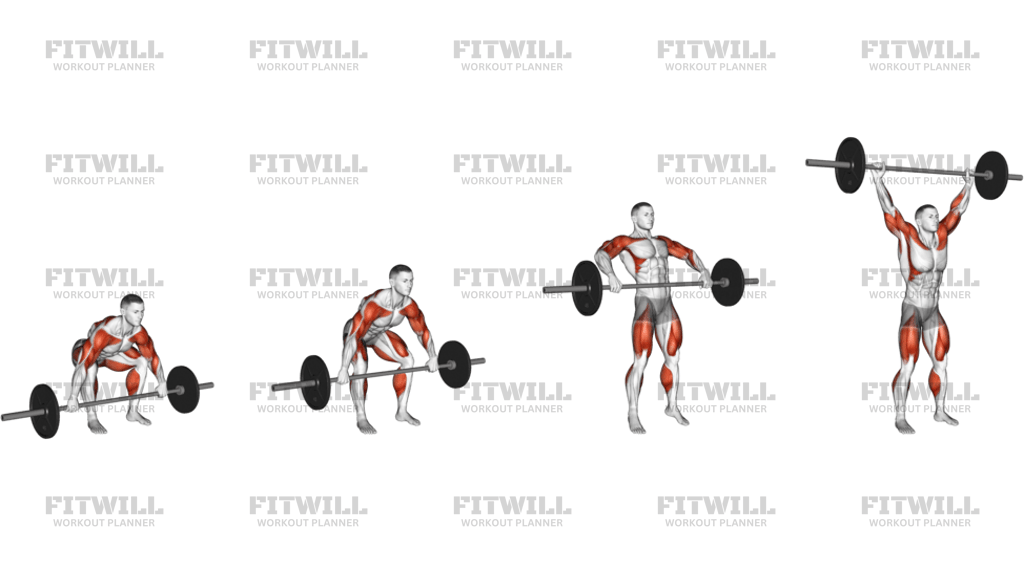 Barbell Muscle Snatch