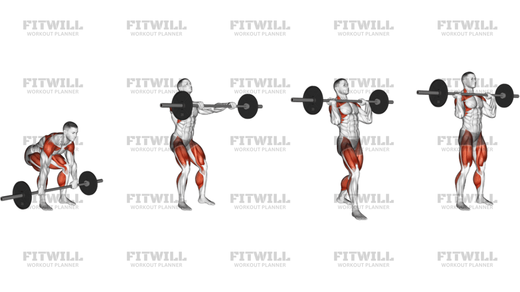 Barbell Split Clean