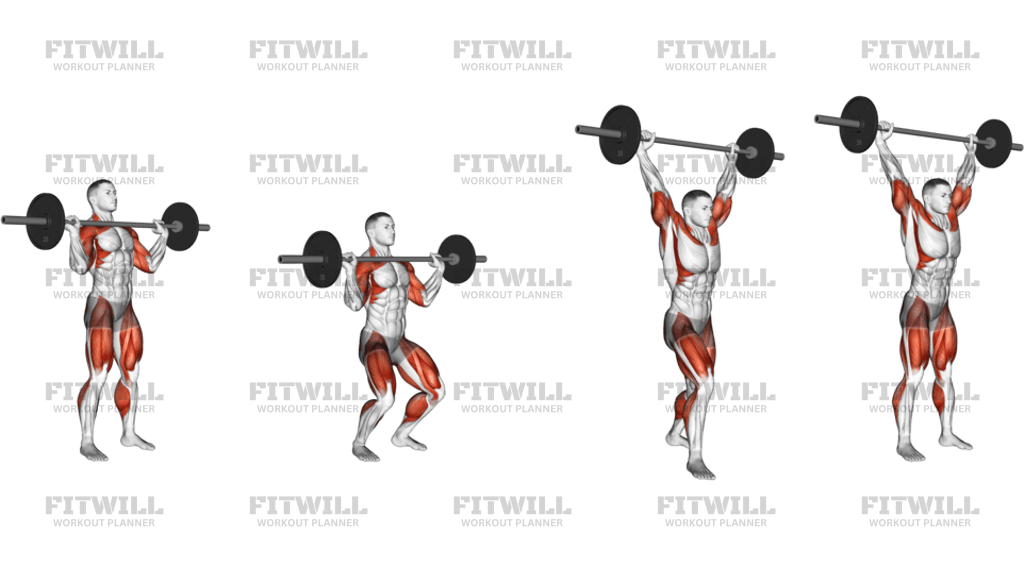Barbell Split Jerk