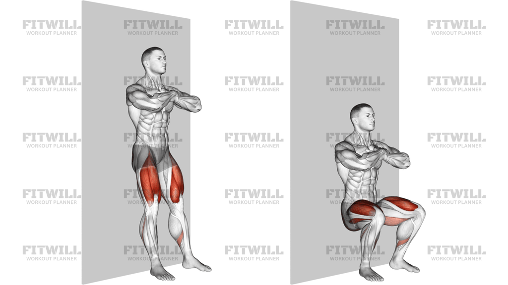 Bodyweight Wall Squat
