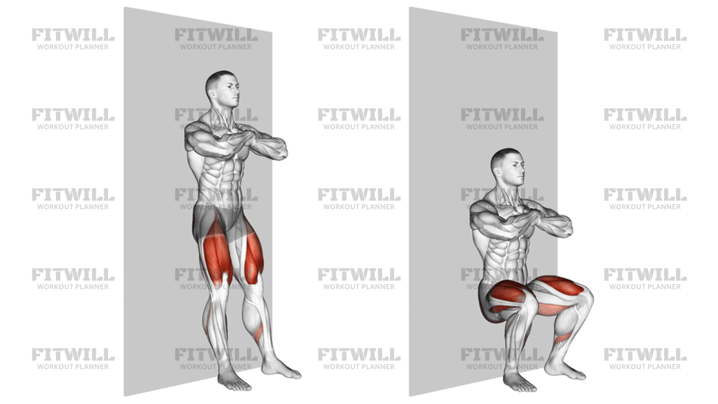 How to do Bodyweight Wall Squat: Techniques, Benefits, Tips & Tricks ...