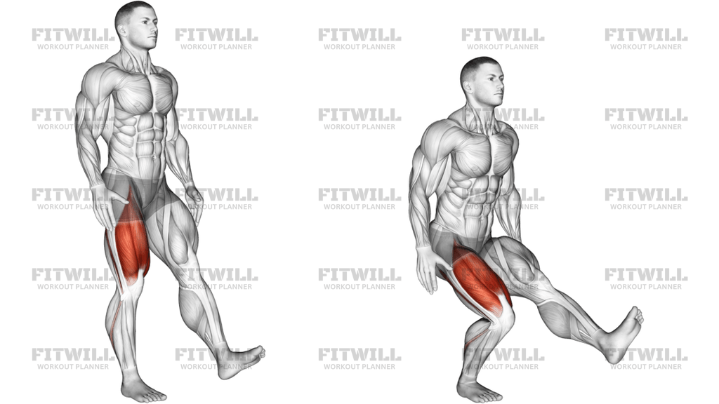 One Leg Quarter Squat