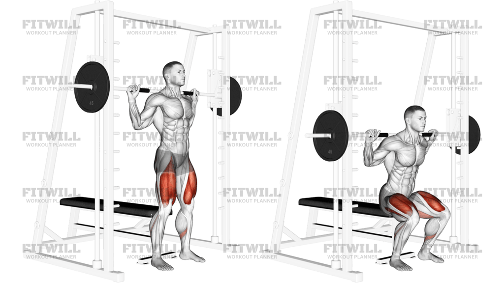 Smith Squat To Bench