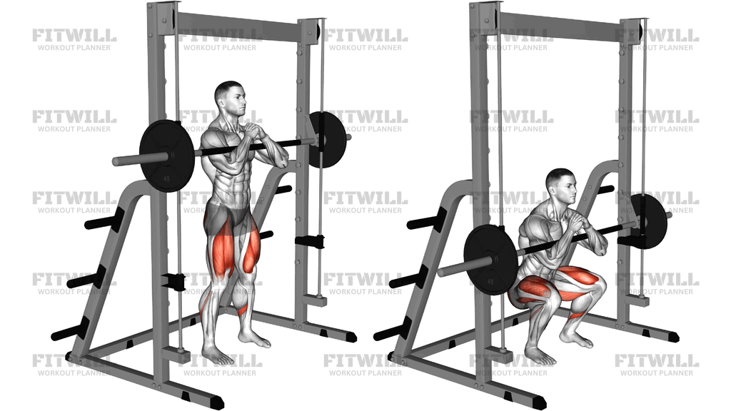 Smith Zercher Squat