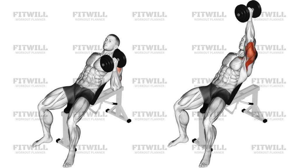 Dumbbell Incline One-Arm Hammer Press