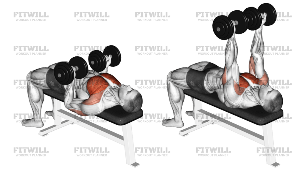 Dumbbell Reverse Bench Press