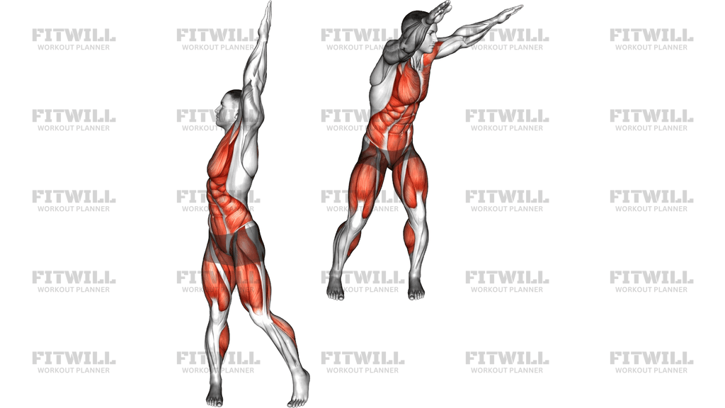 Squat To Overhead Reach With Twist