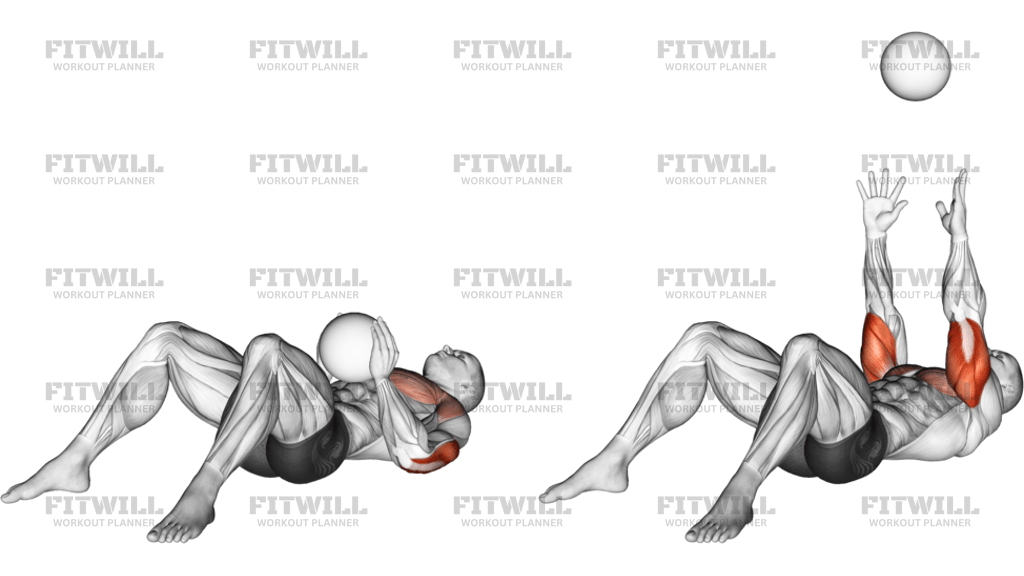 Medicine Ball Supine Chest Throw