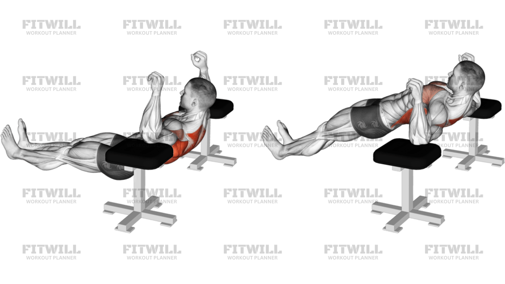 Elbow Lift Reverse Push-Up