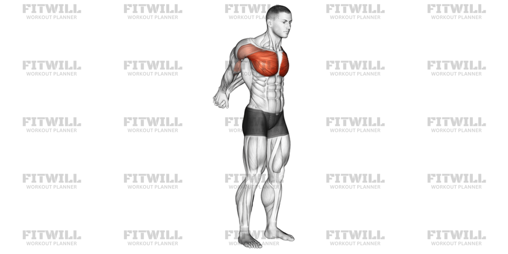 Straight Arms Backward Chest Stretch: Exercise Guide, Techniques ...