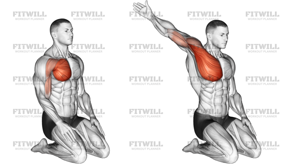 Over Head Straight Arm Stretch