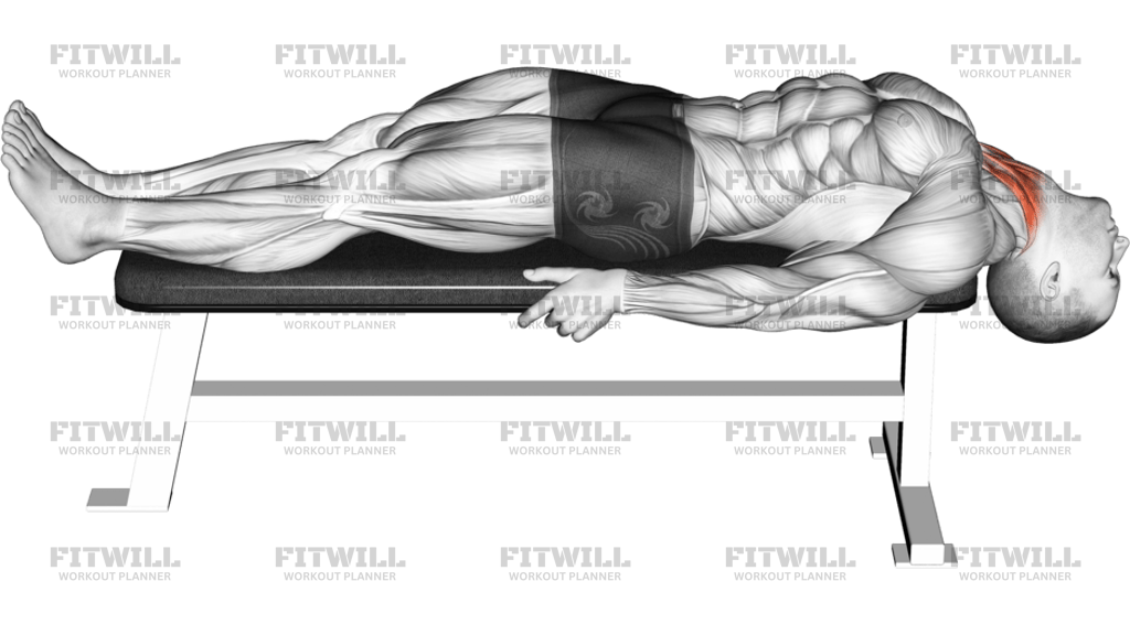Lying Neck Extension Stretch