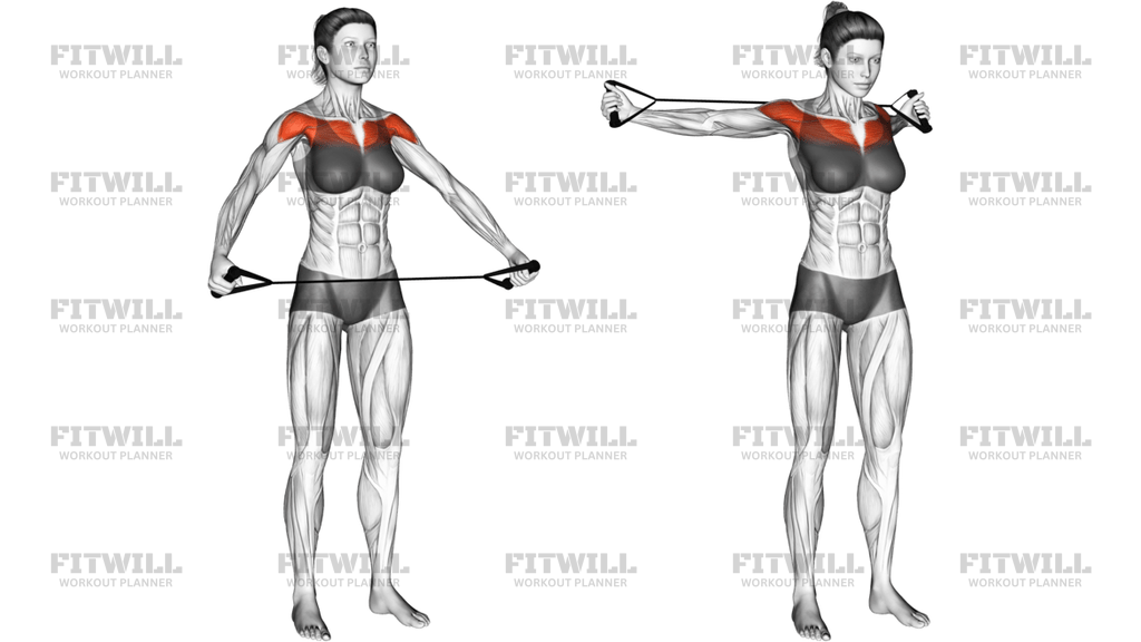 Band Warm-Up Shoulder Stretch
