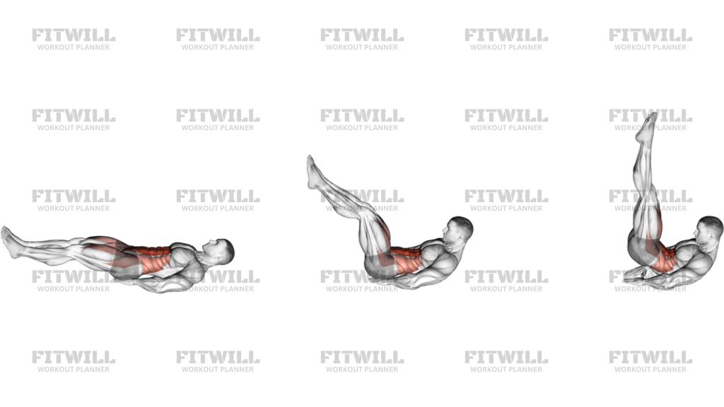 Leg Raise Hip Lift With Head Up