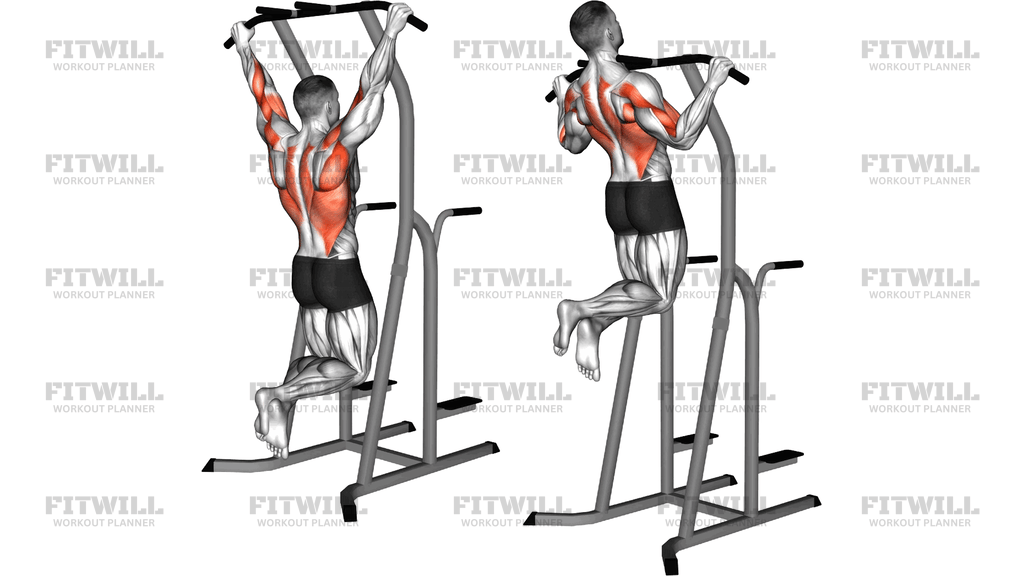 Wide-Grip Pull-Up On Dip Cage