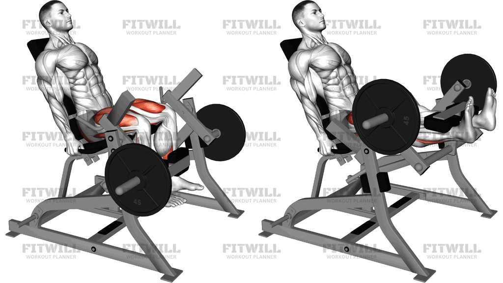 Lever Leg Extension Plate Loaded