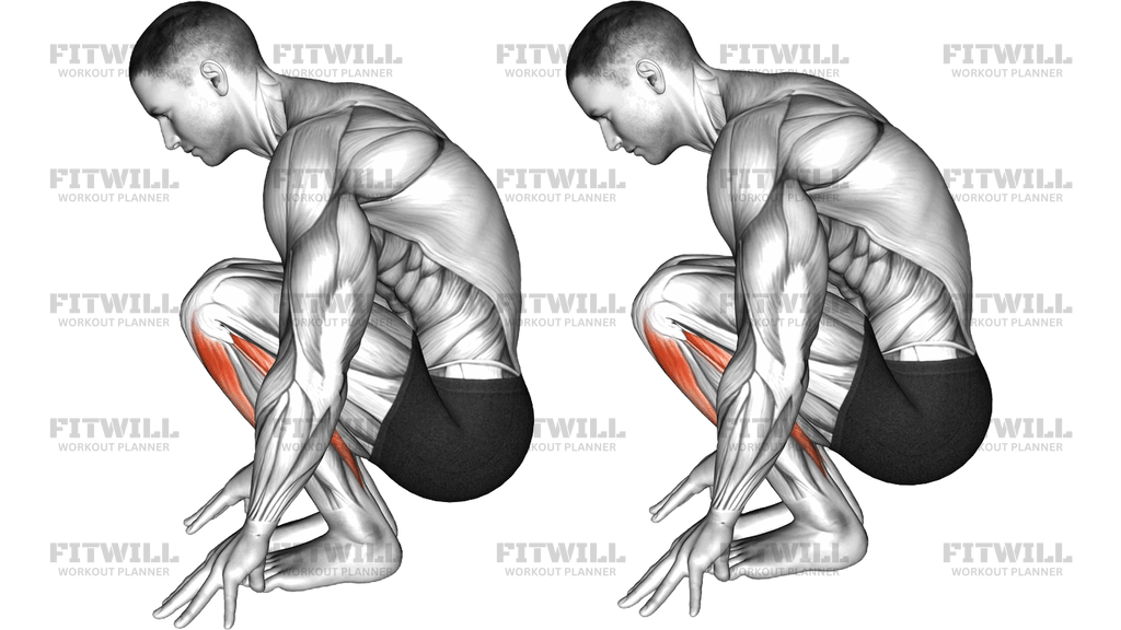 Squatting Achilles Stretch