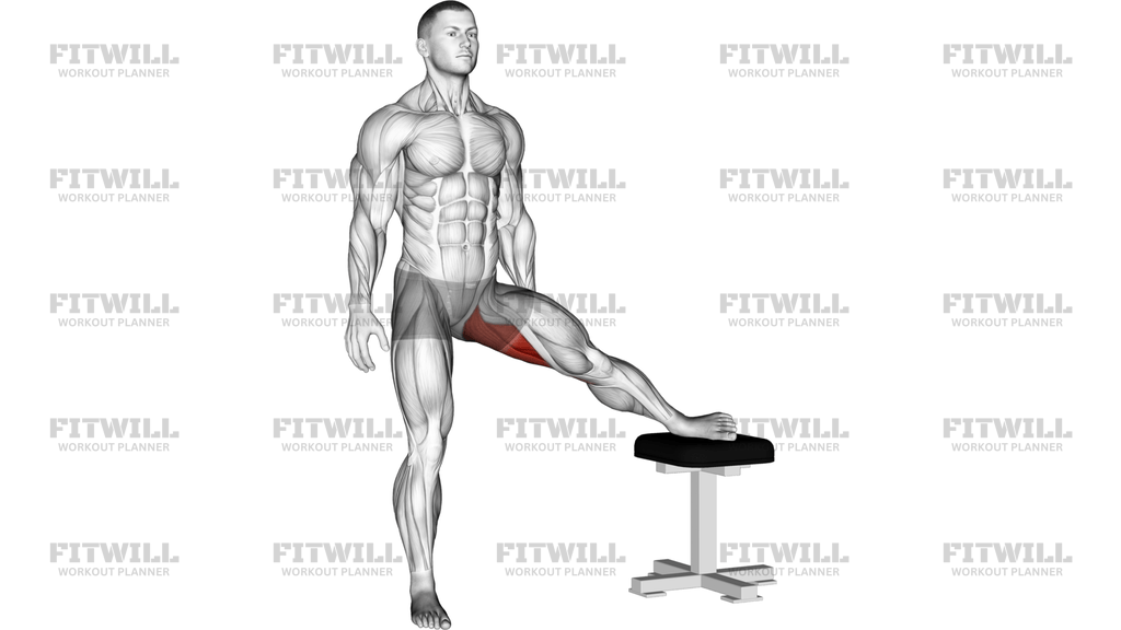 Standing Leg Up Adductor Stretch