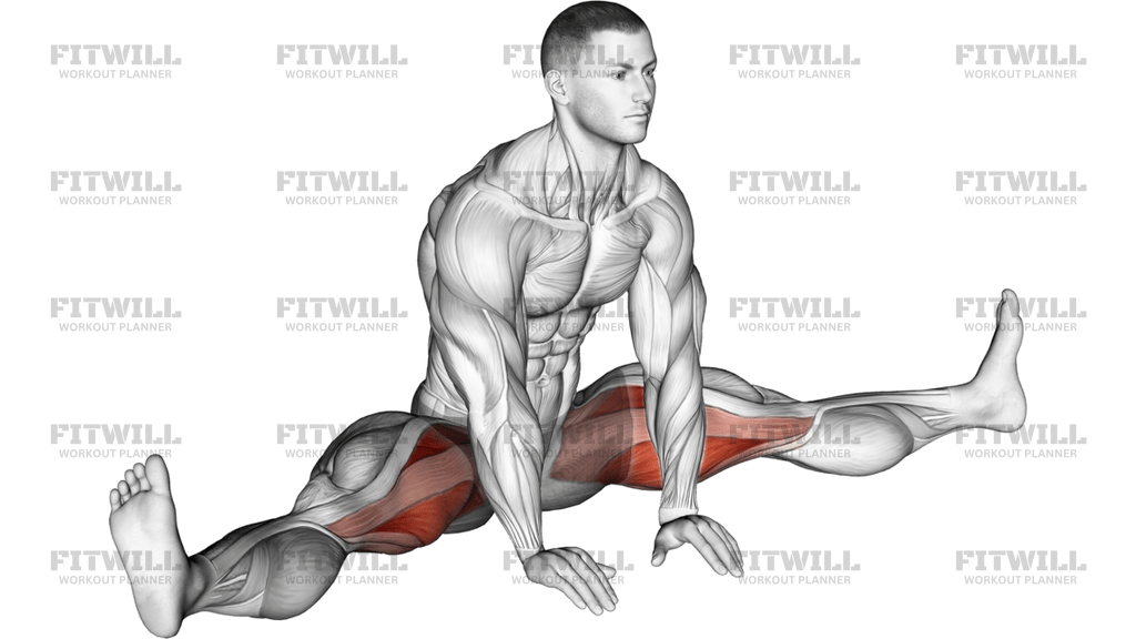 Sitting Wide Leg Adductor Stretch