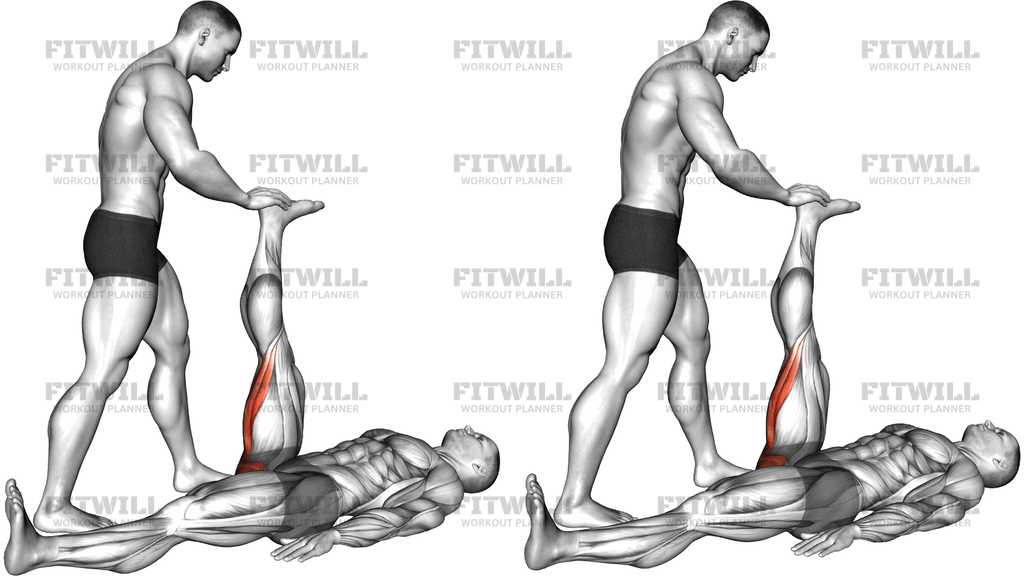 Assisted Lying Hamstring Stretch