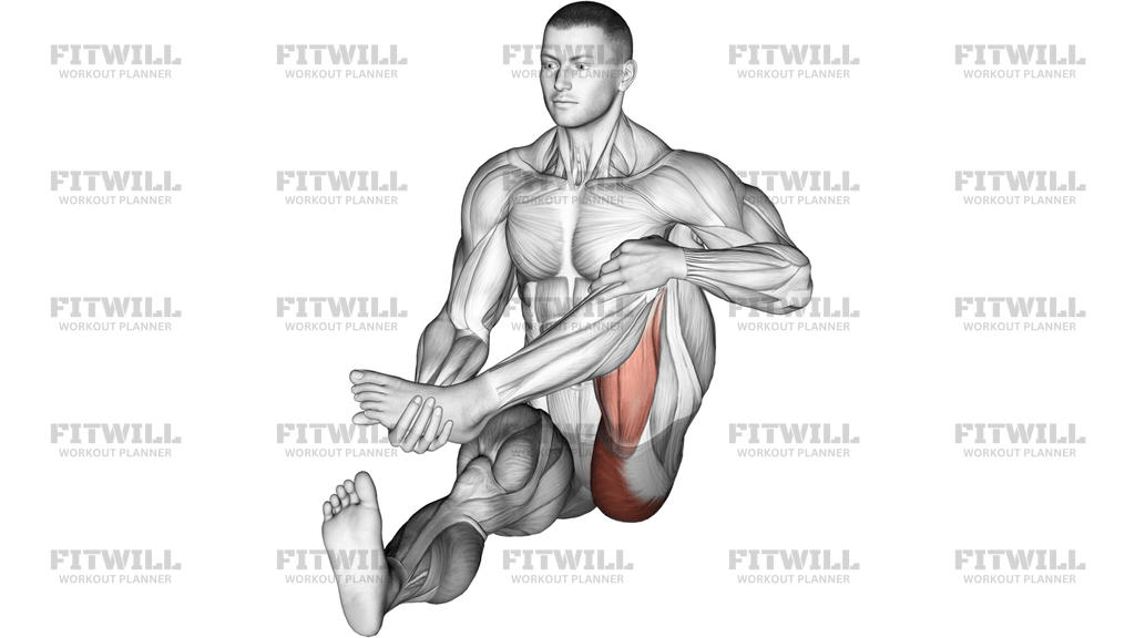 Sitting Foot To Chest Buttocks Stretch