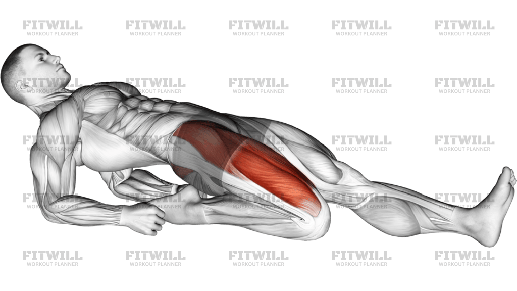 Single Lean Back Quadriceps Stretch