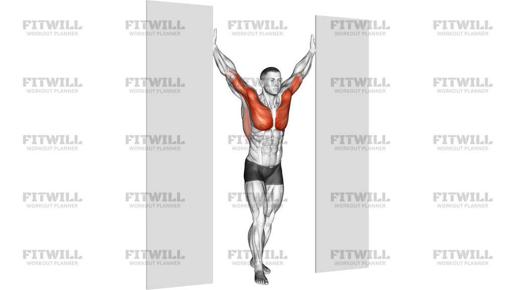 Standing Upright Shoulders Stretch