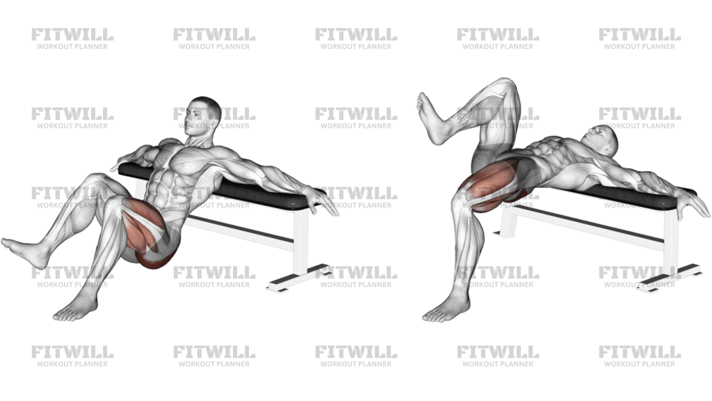 Jednonóż Wznosy Bioder (Single Leg Hip Thrusts)