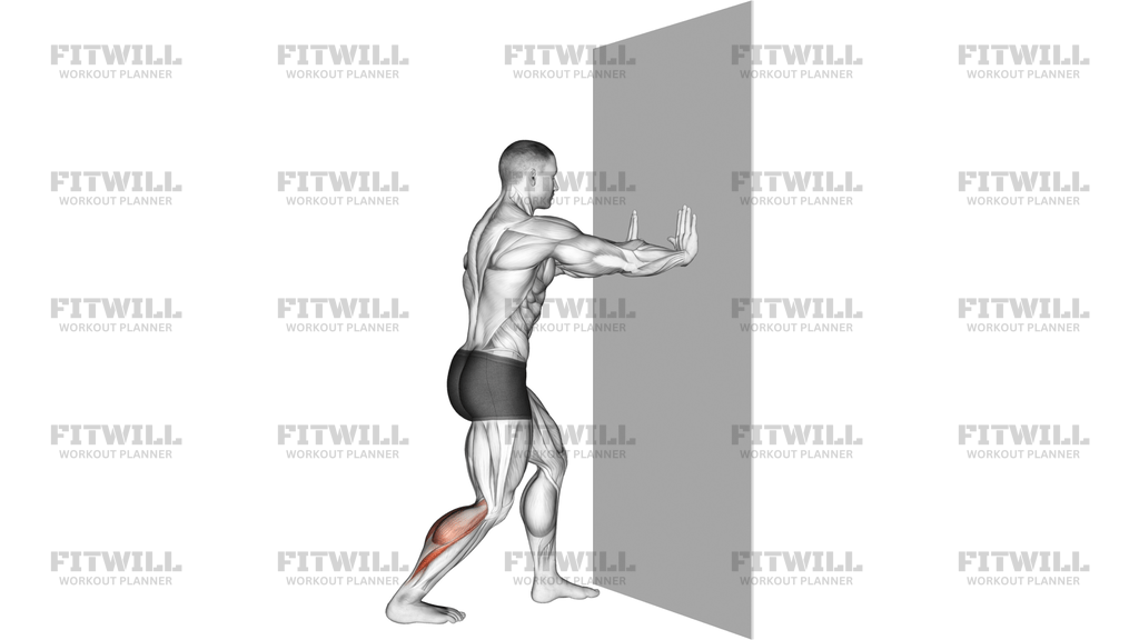 Leaning Heel Back Achilles Stretch