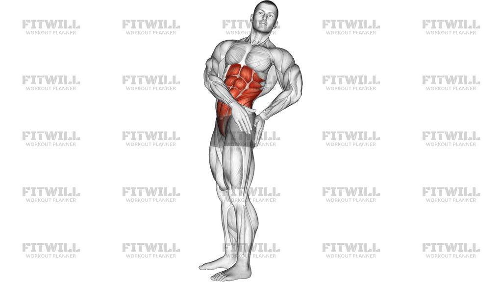 Standing Abs Rotation Stretch