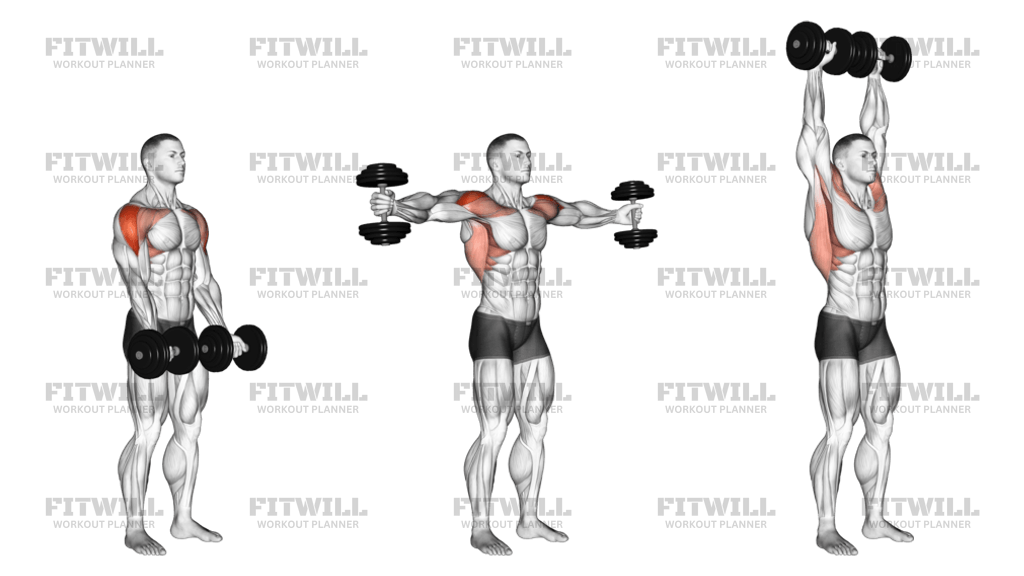 Dumbbell Standing Around World Exercise Guide Video Techniques Benefits How to Muscles Worked Tips Tricks Fitwill