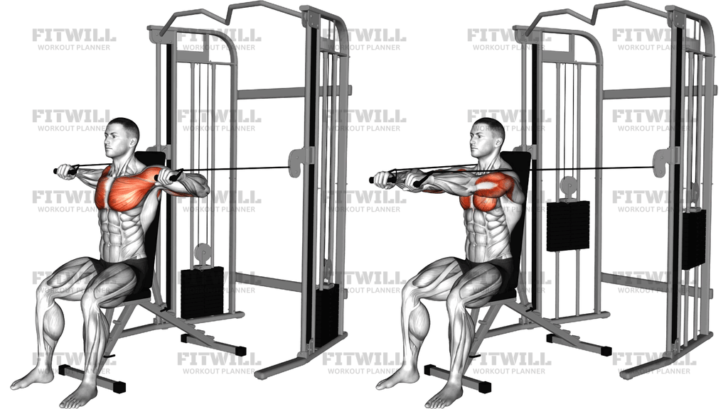 Cable Seated Chest Press