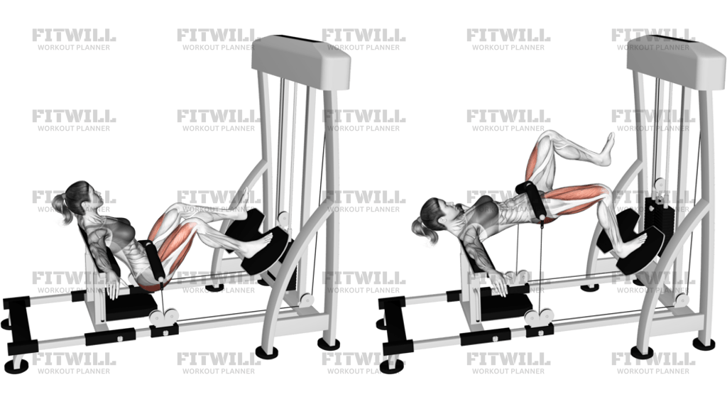 Lever Single Leg Hip Thrust