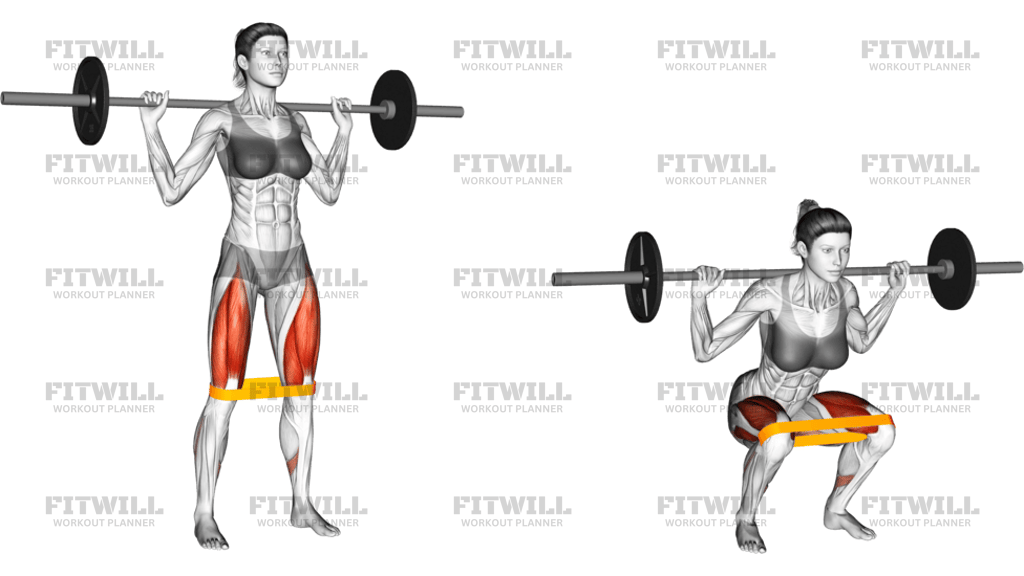 Resistance Band Full Squat