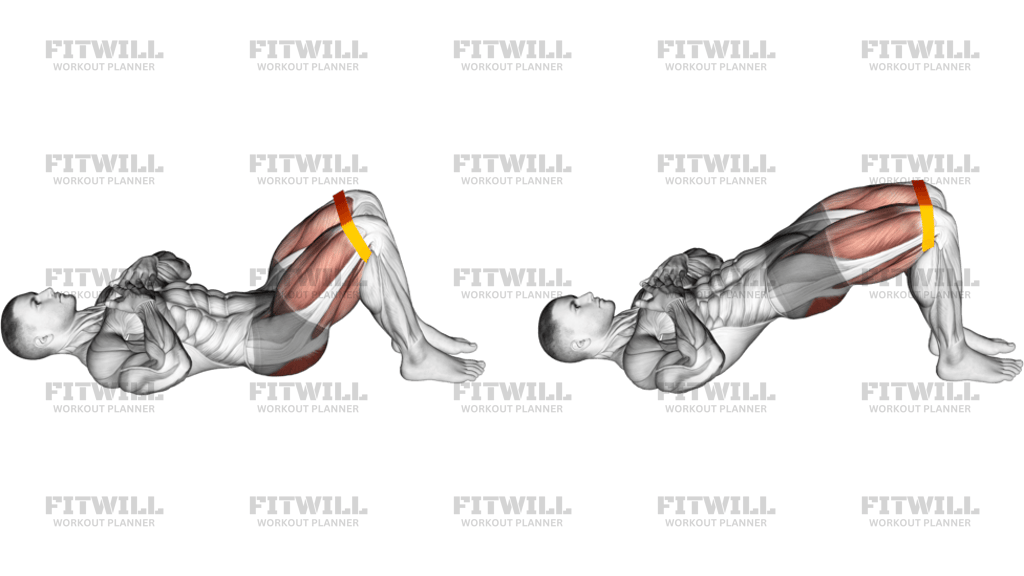 Resistance Band Glute Bridge