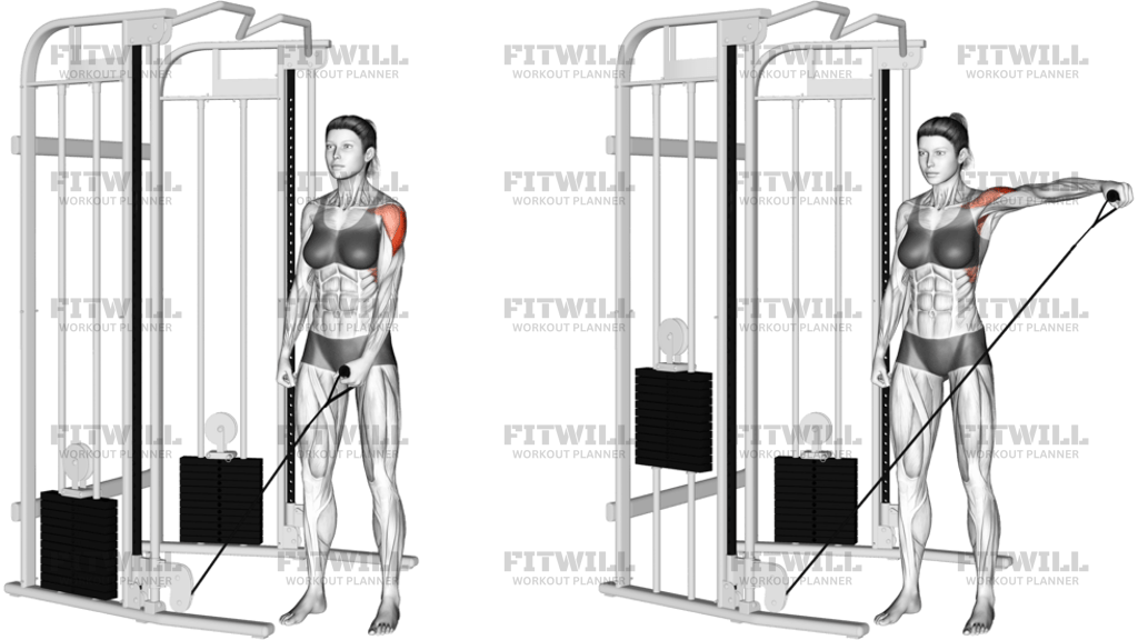 Cable One-Arm Lateral Raise