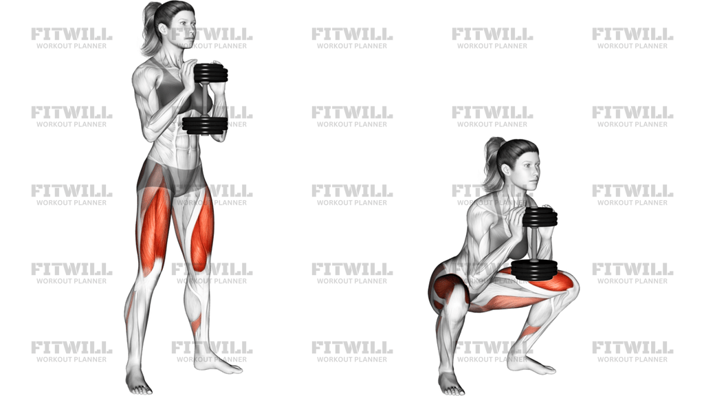 Dumbbell Goblet Squat