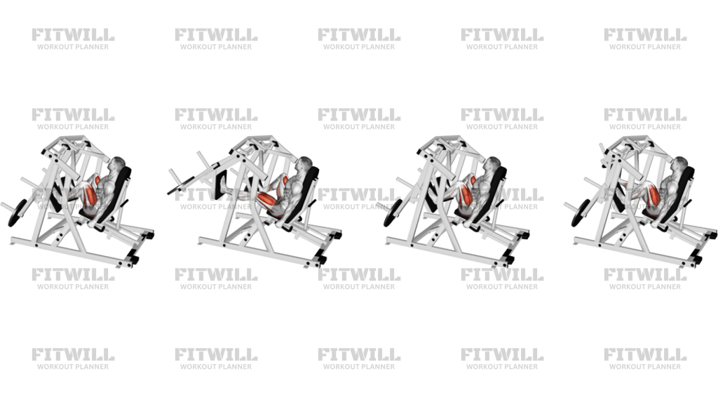 Lever Alternate Leg Press Plate Loaded