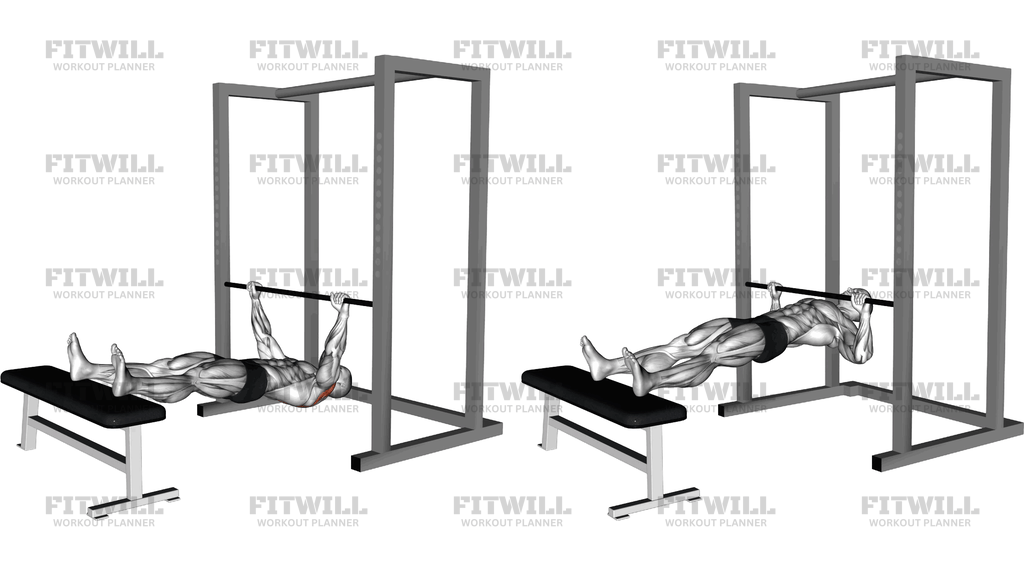 Inverted Row On Bench