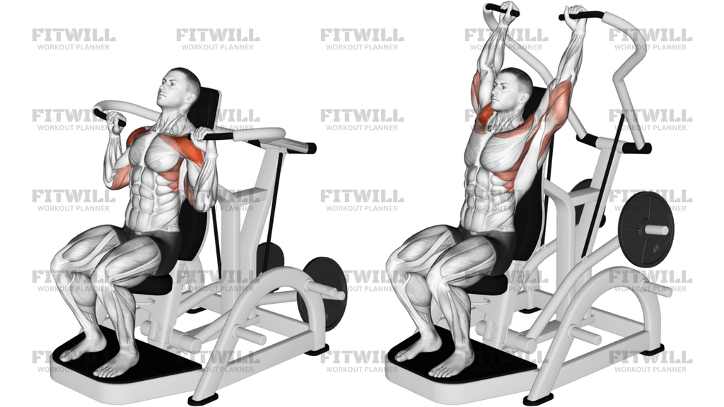 Lever Shoulder Press Plate Loaded Version 3