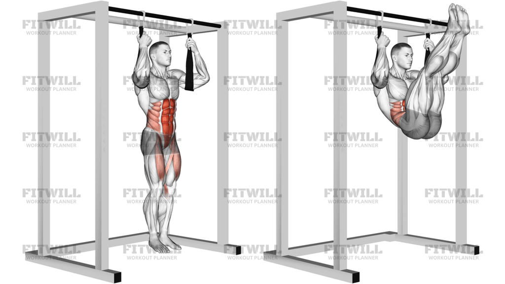 Arm Slingers Hanging Straight Legs